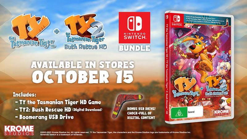 TY The Tasmanian Tiger HD + TY The Tasmanian Tiger 2: Bush Rescue HD: Bundle