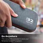 PowerA Officially Licenced Slim Case Dark Heather Grey for Nintendo Switch 2