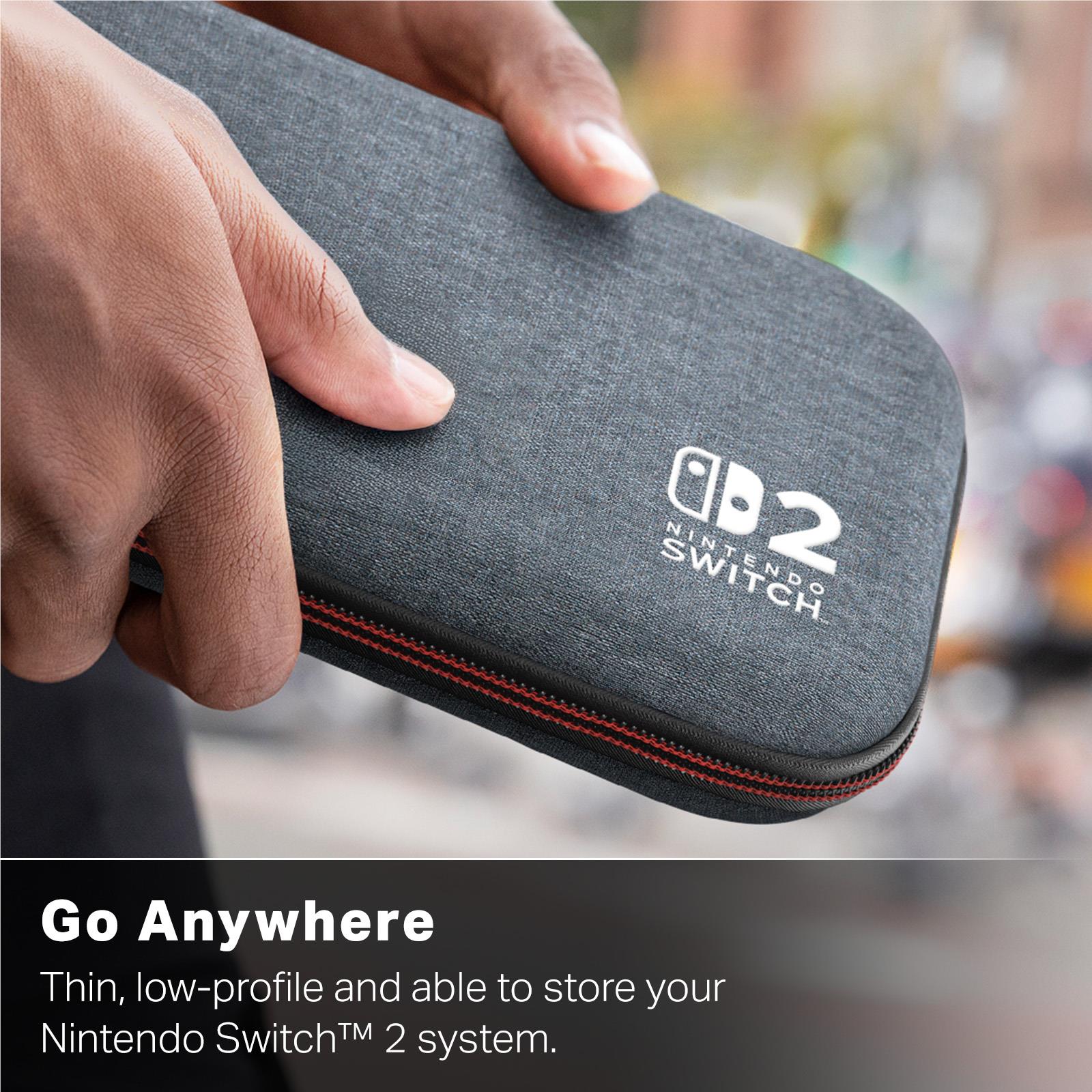 PowerA Officially Licenced Slim Case Dark Heather Grey for Nintendo Switch 2