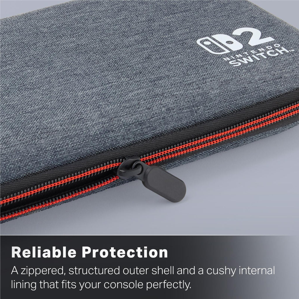 PowerA Officially Licenced Slim Case Dark Heather Grey for Nintendo Switch 2