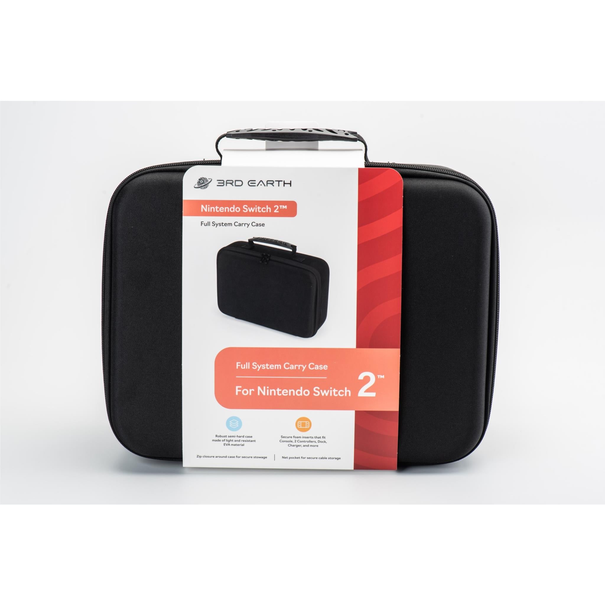 3rd Earth Black Full System Carry Case for Nintendo Switch 2™