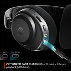 SteelSeries Arctis Nova 3P Wireless Multi-Platform Gaming Headset (Black)