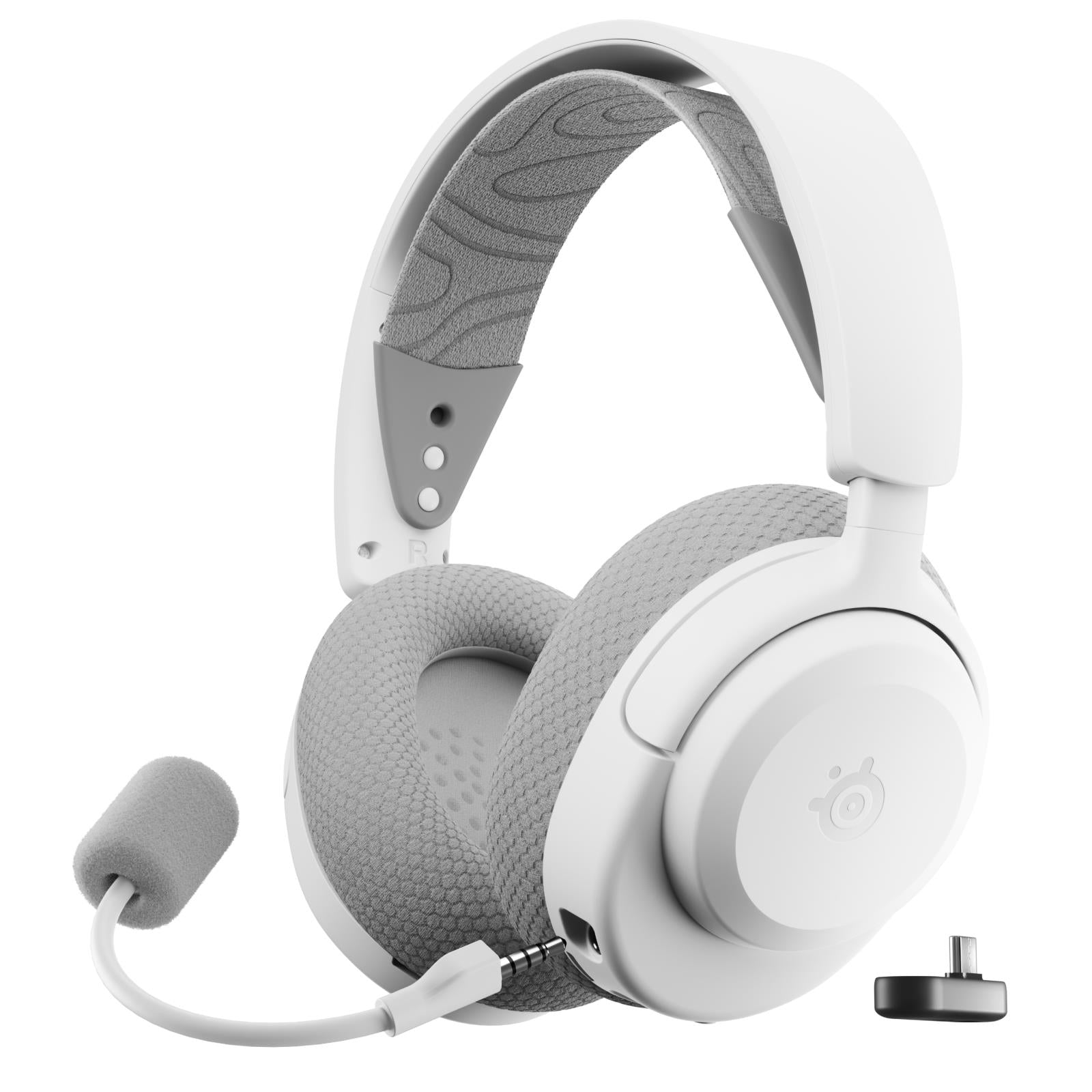 SteelSeries Arctis Nova 3P Wireless Multi-Platform Gaming Headset (White)